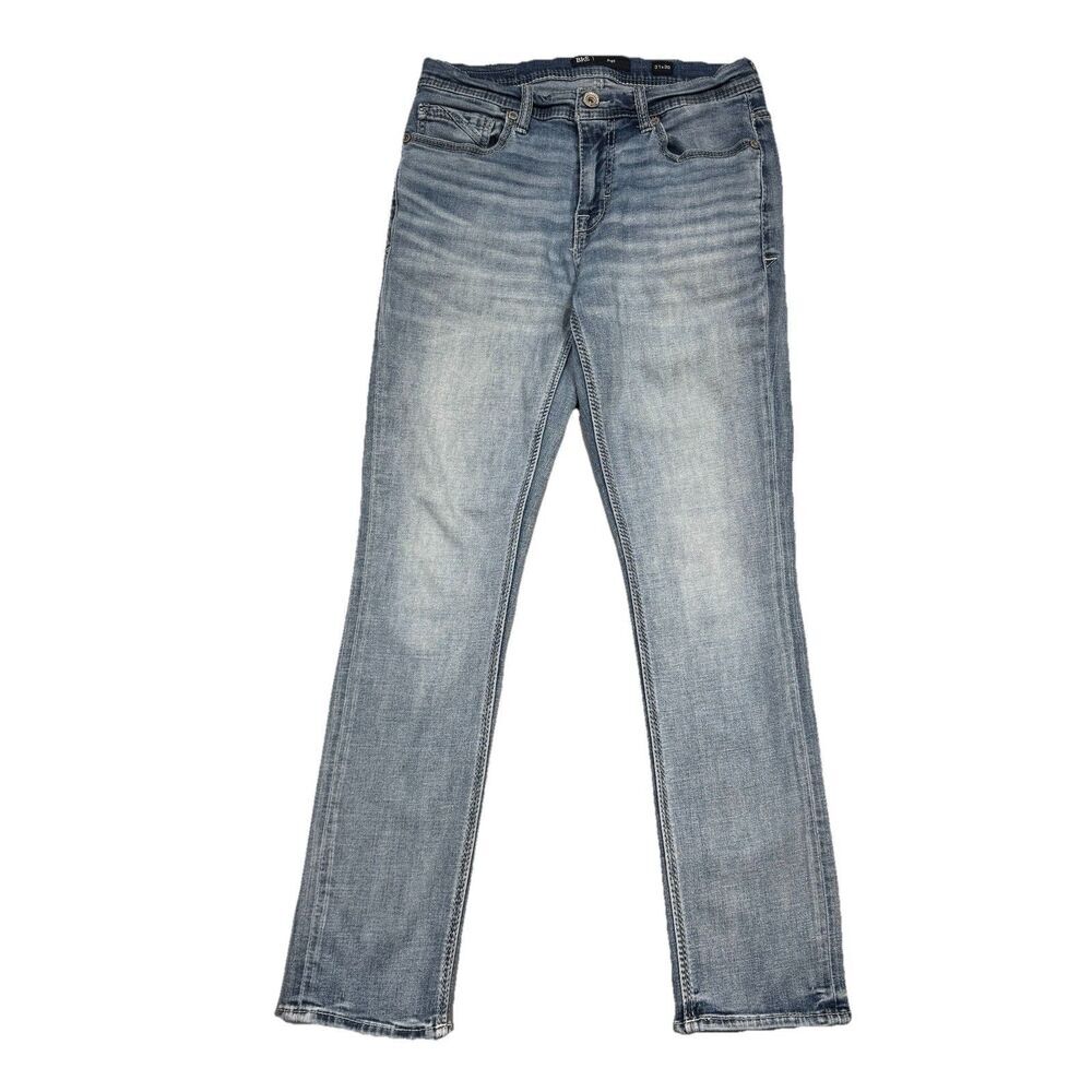BKE Alec Jeans Mens Size 31x30 Measures 30x28.5 Blue Stretch Slim Leg Straight